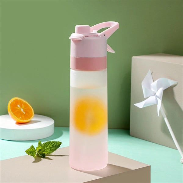 21Oz Mist And Sip Function Misting Water Bottle With No Leak