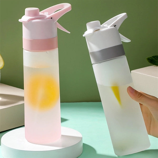 21Oz Mist And Sip Function Misting Water Bottle With No Leak