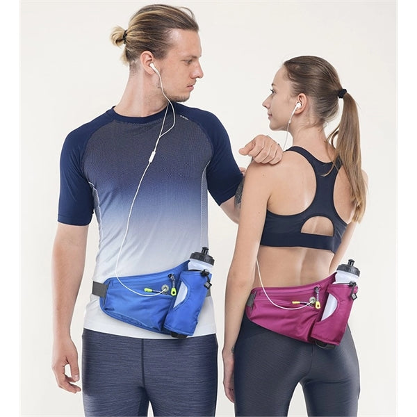 Running Belt Hydration Waist Pack With Water Bottle Holder