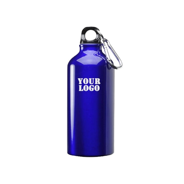 Aluminum Water Bottle with Carabiner, 20 oz.