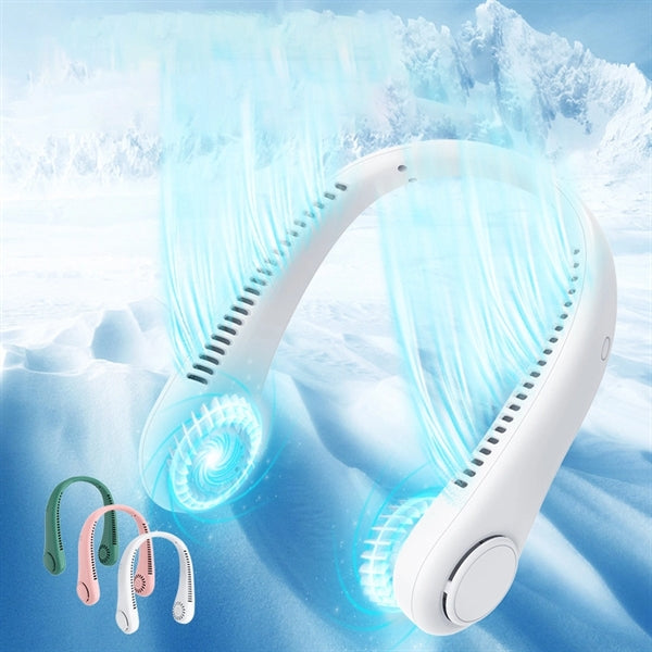 Hands Free Bladeless Cooling Personal Portable Neck Fan