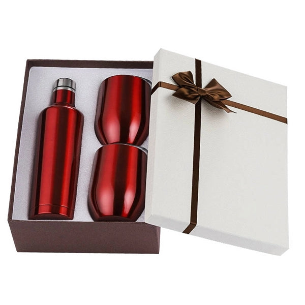 Beverage Lovers/Barware Gift Set- Wine Bottle And Glass