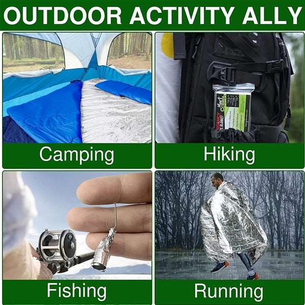 Emergency Thermal Blankets For Outdoor Survival