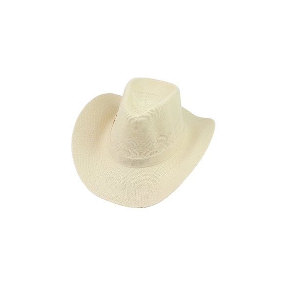 Western Cowboy Curly Straw Hat