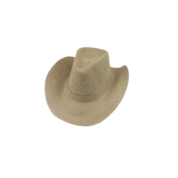 Western Cowboy Curly Straw Hat