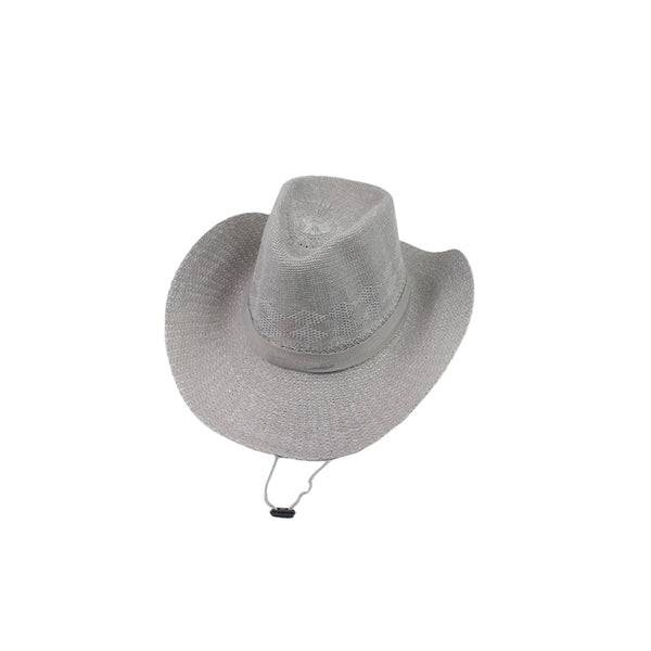 Western Cowboy Curly Straw Hat