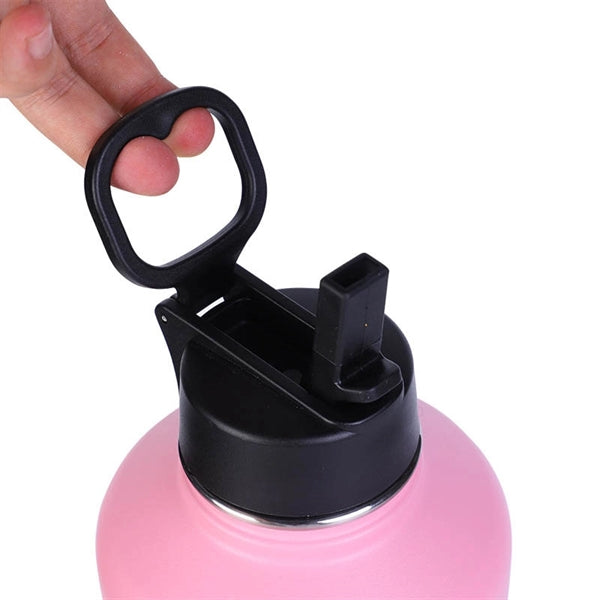 18oz Insulated Stainless Steel Sport Bottle With Straw Lid
