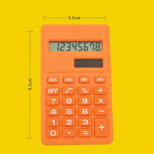 Handheld 8-bit solar calculator