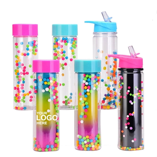 Rainbow Drinking Bottle Marcaron Pops