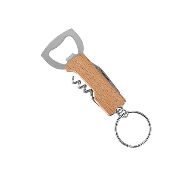 3 in 1 Wooden Keychain