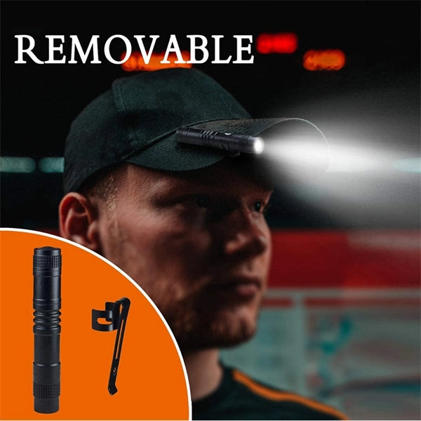 Lighting flashlight with clip