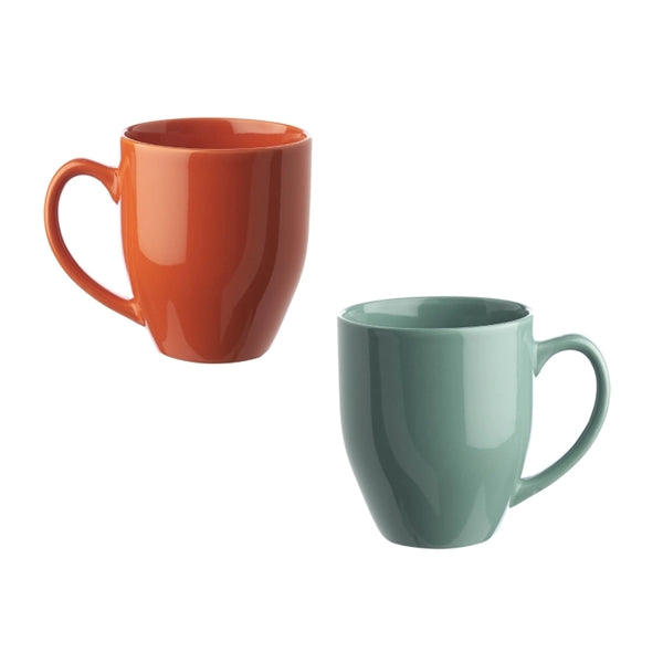 Glossy Bistro Stoneware Mug, 16 oz.