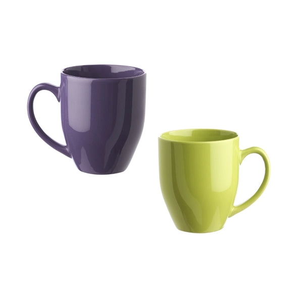 Glossy Bistro Stoneware Mug, 16 oz.