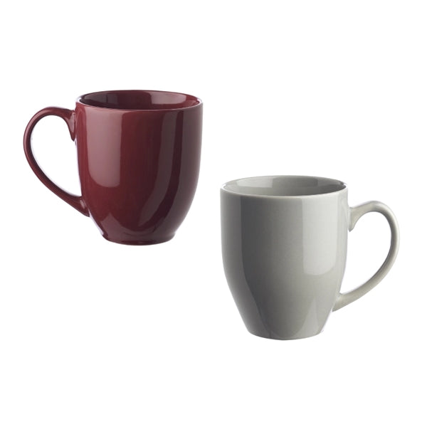 Glossy Bistro Stoneware Mug, 16 oz.