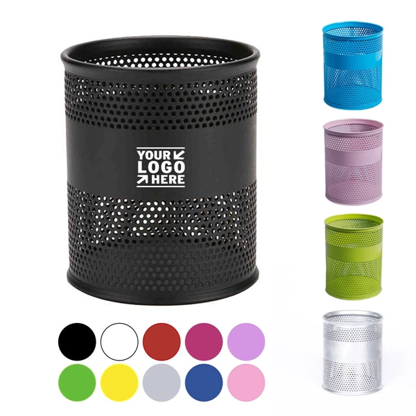 Mesh Metal Pen Holder Brush Pot