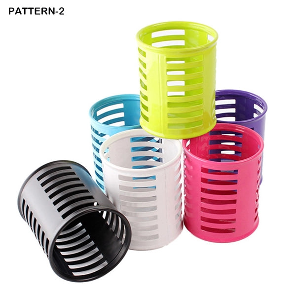 Mesh Metal Pen Holder Brush Pot