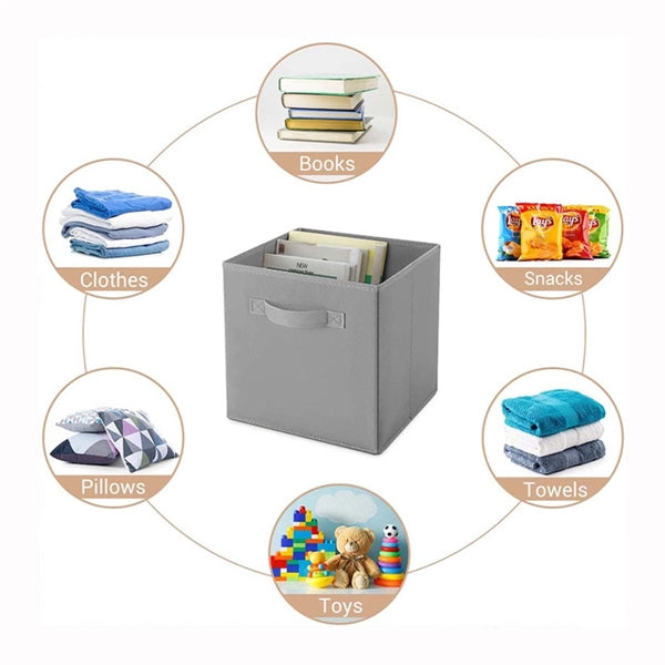 Collapsible Fabric Storage Cubes Organizer