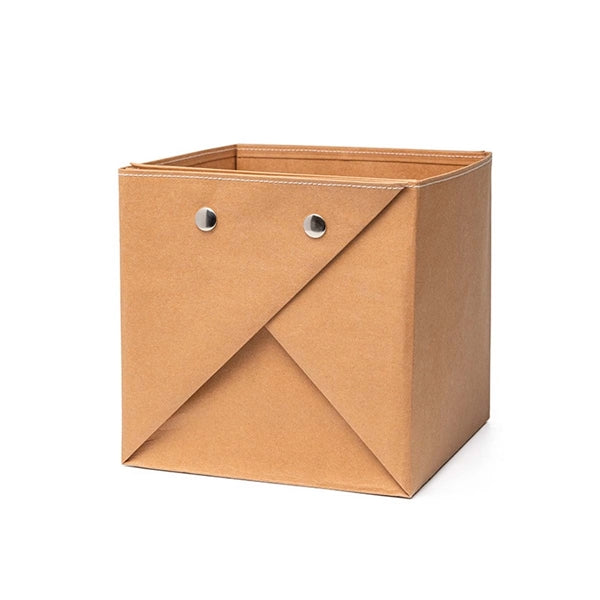 Washable Eco Kraft Paper Storage Box Plant Baskets