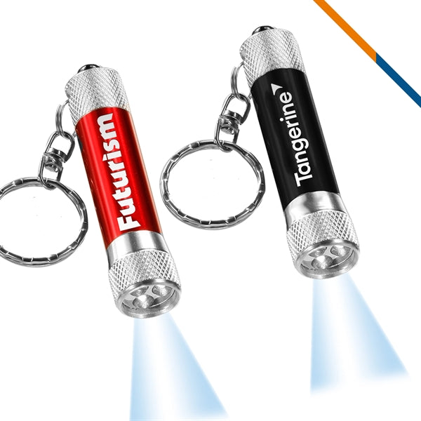 Bling LED Flashlight Keychain