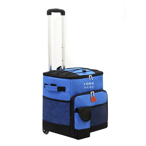 37QT Large Capacity Portable Rolling Cooler