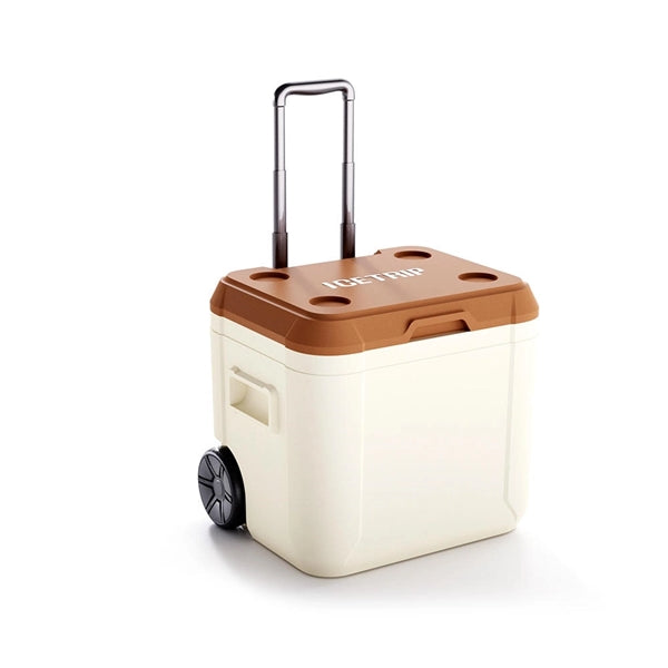 3 Pcs Portable Cooler Box Set with Wheels