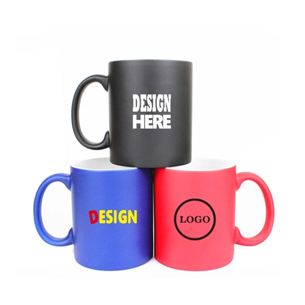 Creative Heat Discoloration Ceramic Mug Coffee Cups