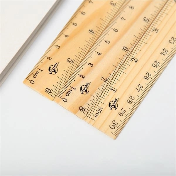 Eco-Friendly Wooden Yardstick Wood Straight Measuring Ruler