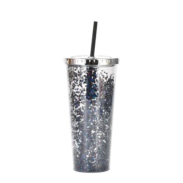 24Oz Sparkling Pink Water Cup
