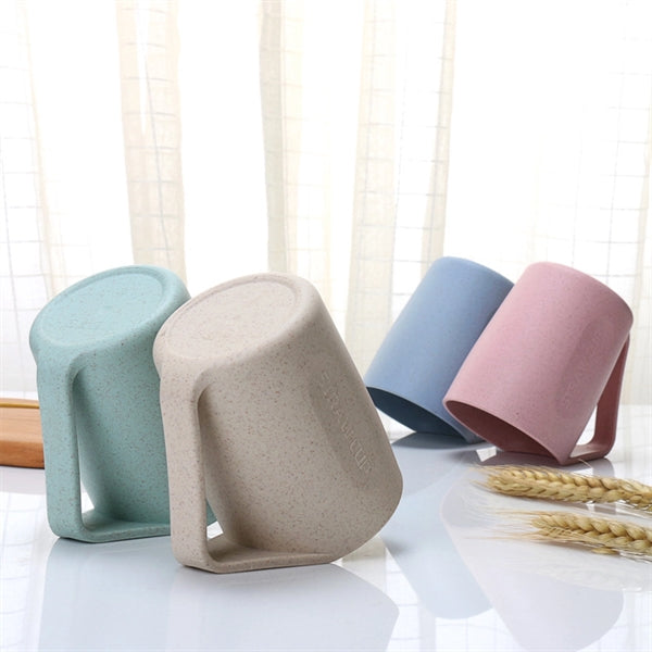Wheat Straw Plastic Coffee Cups