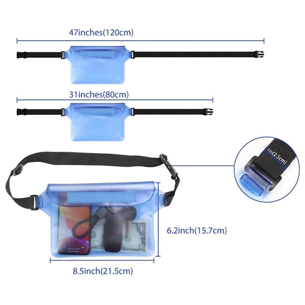 PVC Waterproof Pouch with Waist Strap