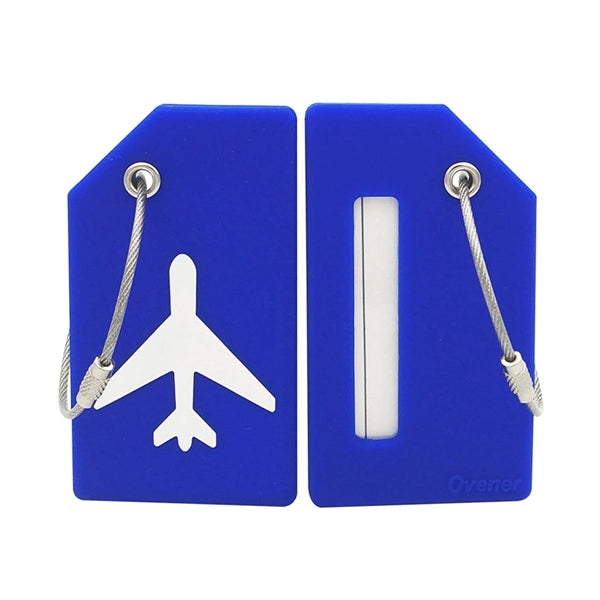 Soft PVC Luggage Suitcase Identification Tag