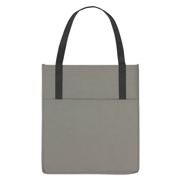 Non-Woven Shopper's Pocket Recycled Tote Bag