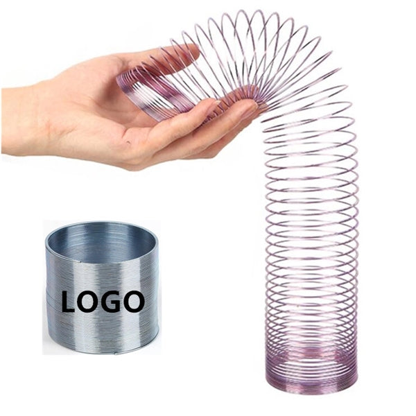 Metal Magic Coil Spring Toys Rainbow Circle