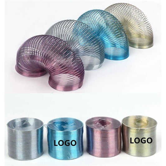 Metal Magic Coil Spring Toys Rainbow Circle