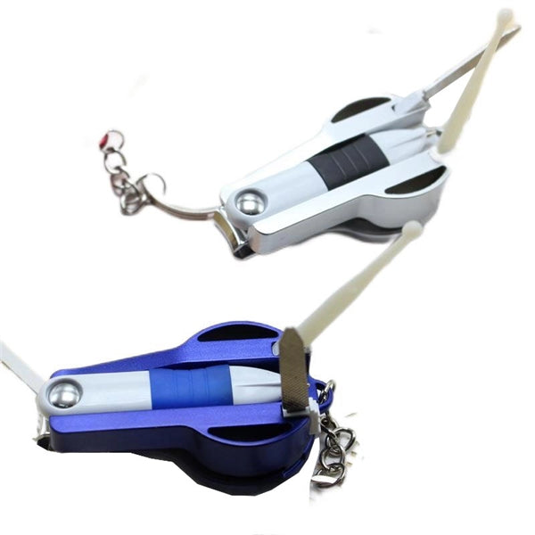 6 in 1 Key Chain Nail Clipper w/ Pen & Mirror