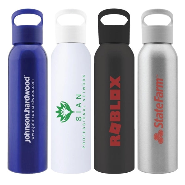 20 Oz. Wide Mouth Sports Aluminum Water Bottle
