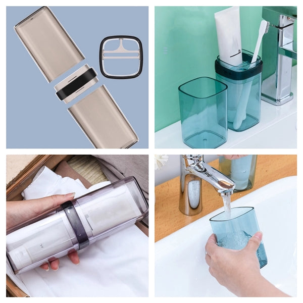 Transparent Travel Toothbrush Box