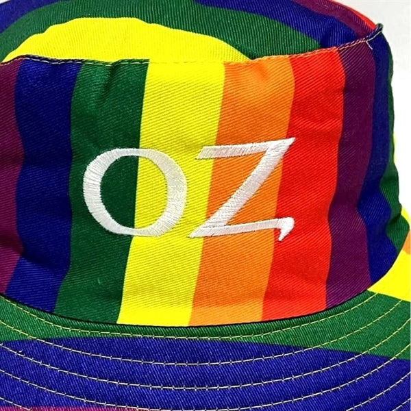 Embroidered Rainbow Bucket hat