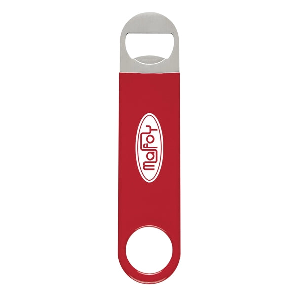 Large Vinyl Coated Stainless Steel Bottle Opener