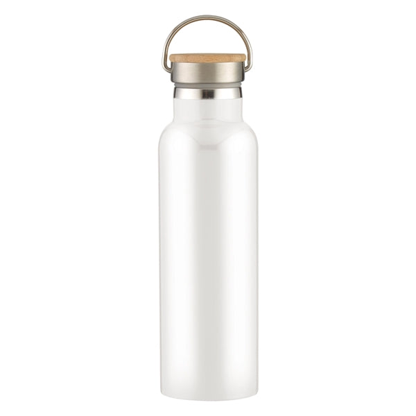 21 Oz. Tipton Recycled Stainless Steel Bottle With Bamboo...