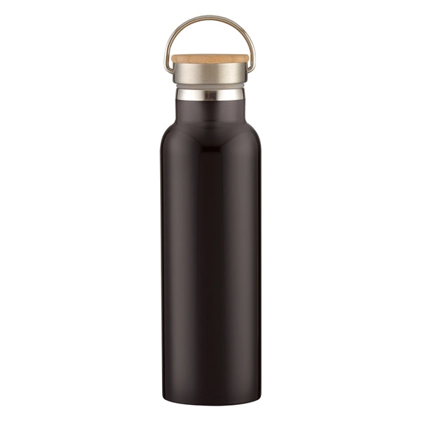 21 Oz. Tipton Recycled Stainless Steel Bottle With Bamboo...