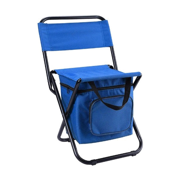 Folding Chair With Cooler Bag