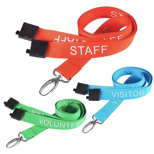 1" Safety Breakaway Polyester Lanyard