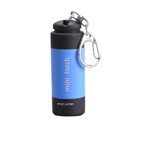 Mini Torch Rechargeable USB LED Flashlight with Key Ring