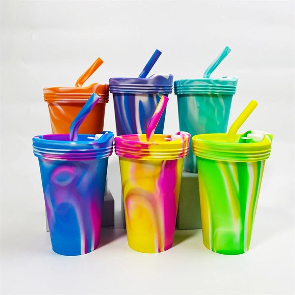 16oz Silicone Pint Tumbler With Lid