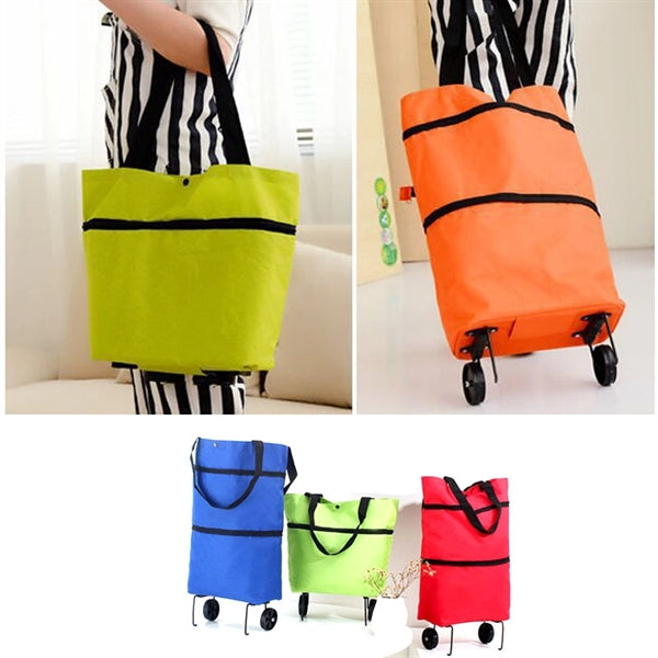 Portable Shopping Collapsible Trolley Bag