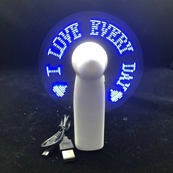 Lighted Programmable Message Fan