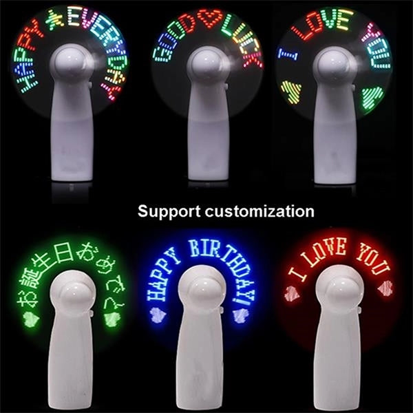 Lighted Programmable Message Fan