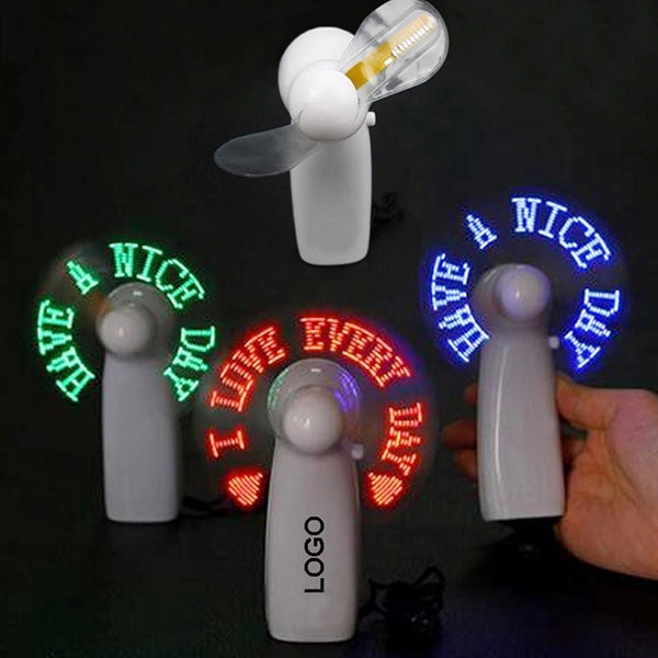 Lighted Programmable Message Fan