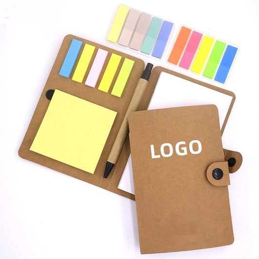 Mini Memo Book with Flags and Pen